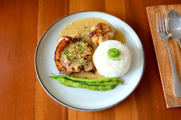 Garlic Confit on Grilled Porkchop - Image 2